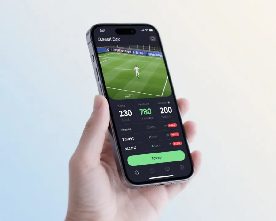 移动端投注平台App界面示意：赔率与比分